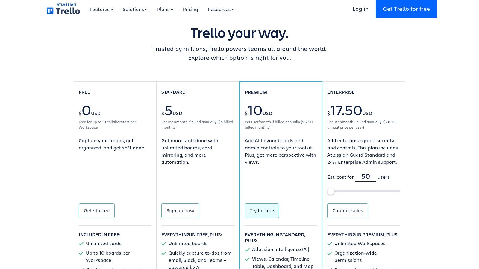 Trello (by Atlassian)