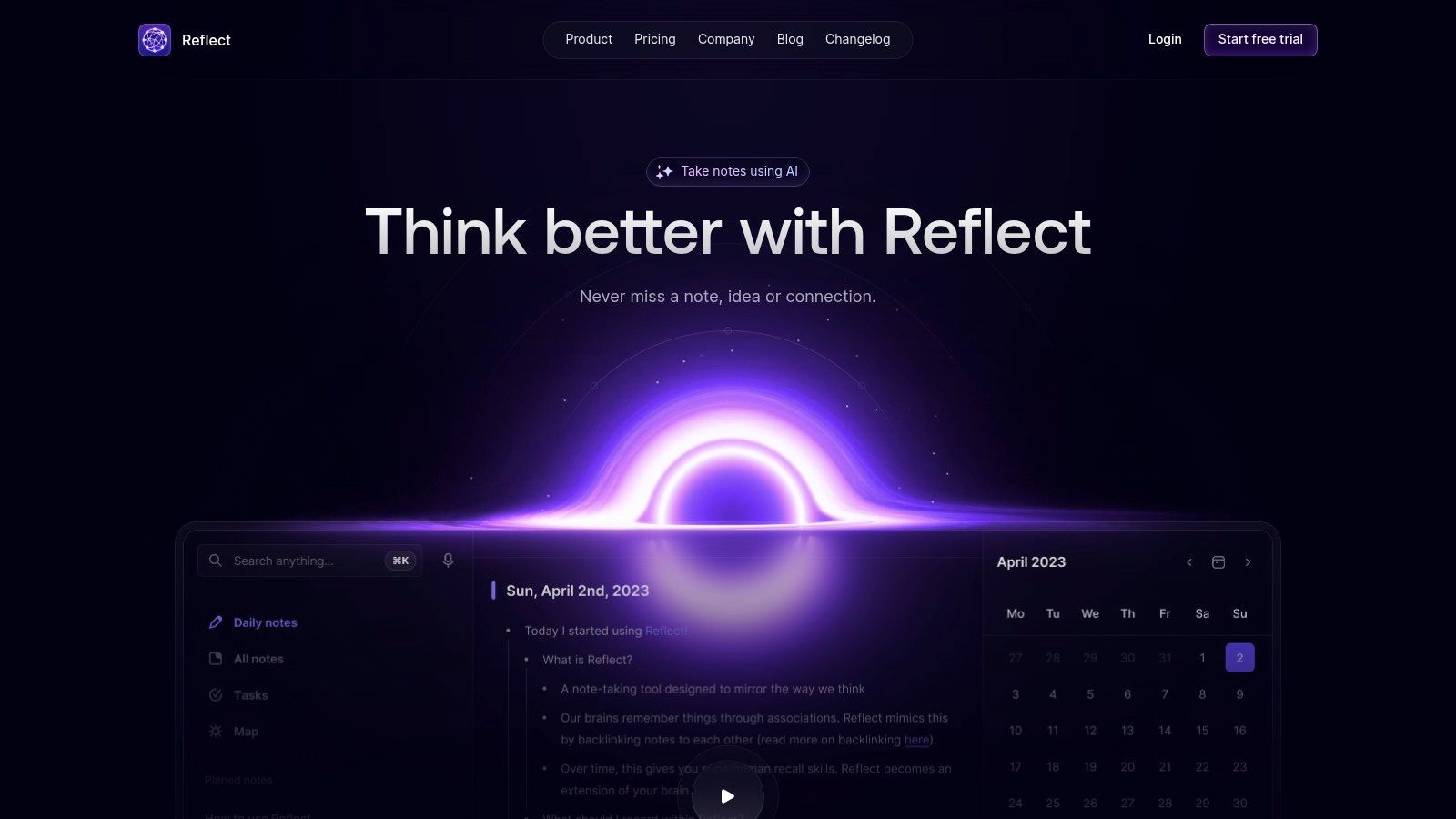 Reflect Notes